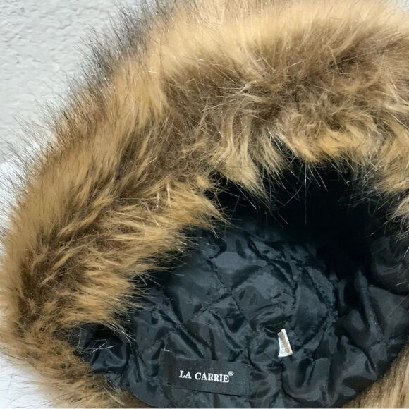 Fur Hat Designed by La Carrie 100% polyester - Picture 8 of 8